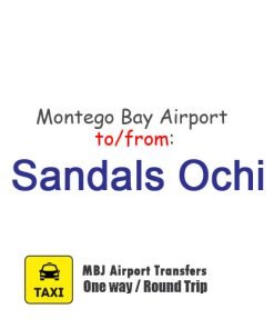 montego bay airport to Sandals Ochi